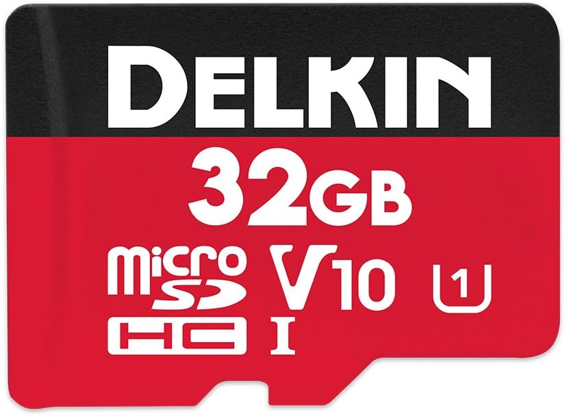 Delkin Devices 32GB Micro SDHC - High-Speed Memory Card