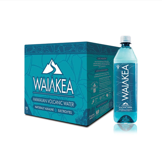 Waiakea Hawaiian Volcanic Water - Naturally Alkaline & Pure