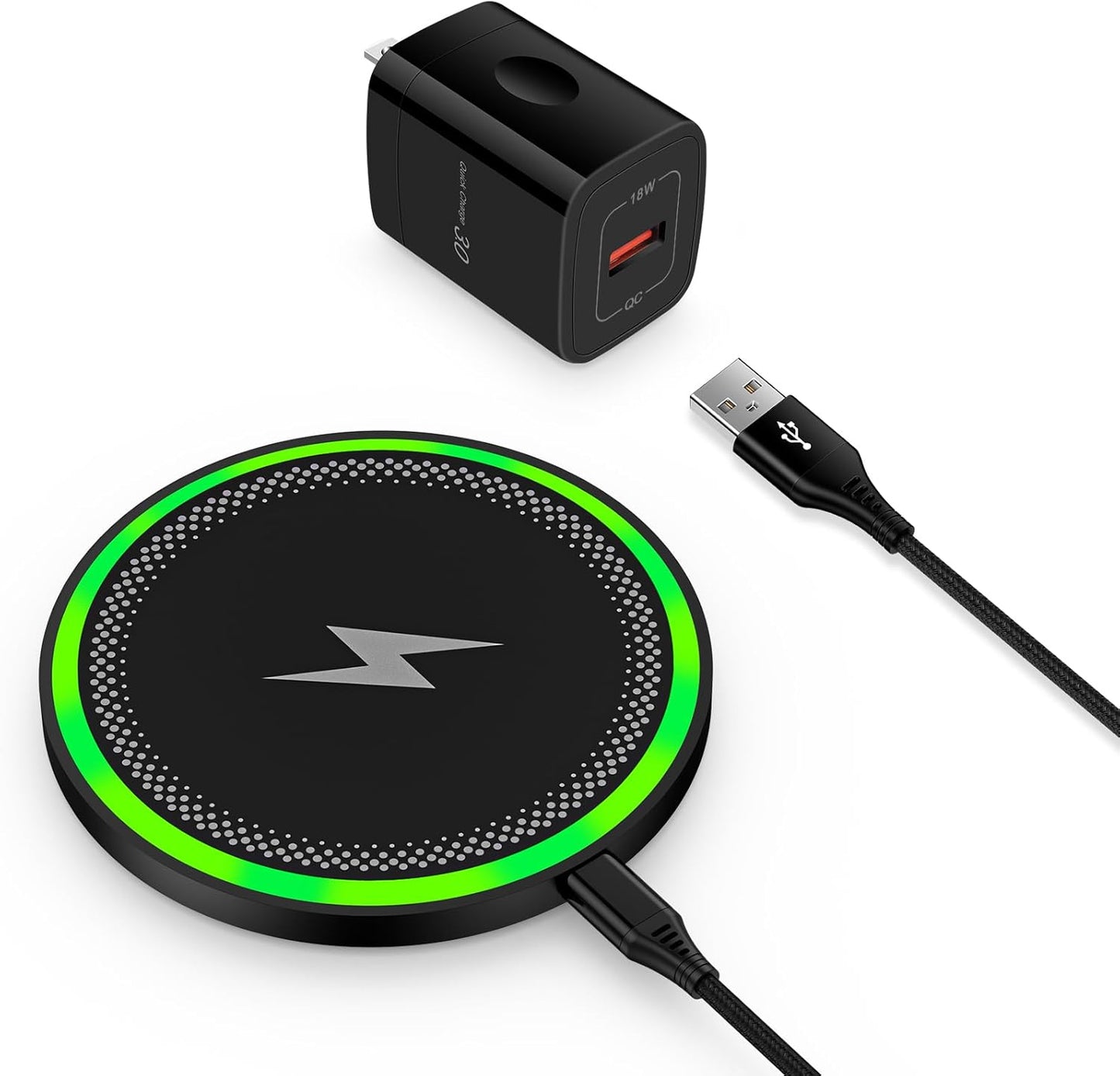 HopePow 15W Fast Wireless Charger for Samsung & Android