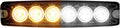 5 in Amber/Clear LED Strobe Light - Slim 23-Pattern Warning Light