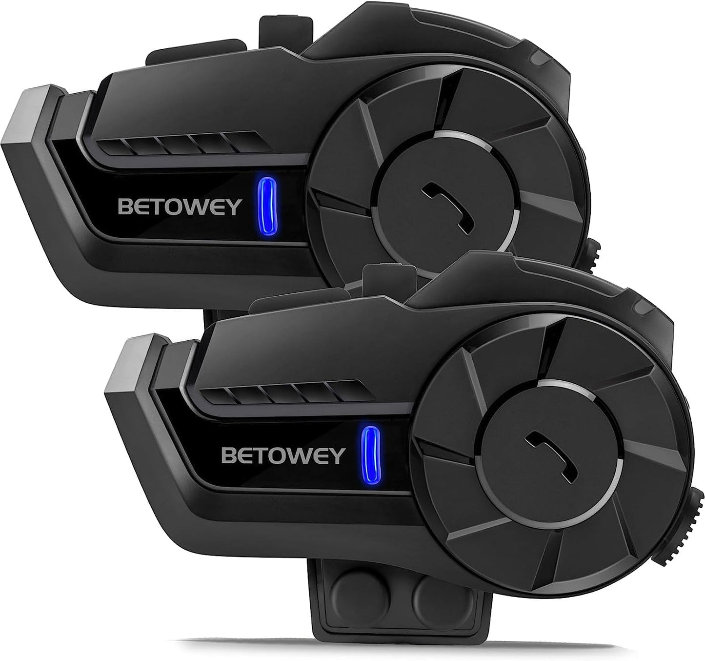 BETOWEY Motorcycle Helmet Bluetooth Headset for Clear Audio