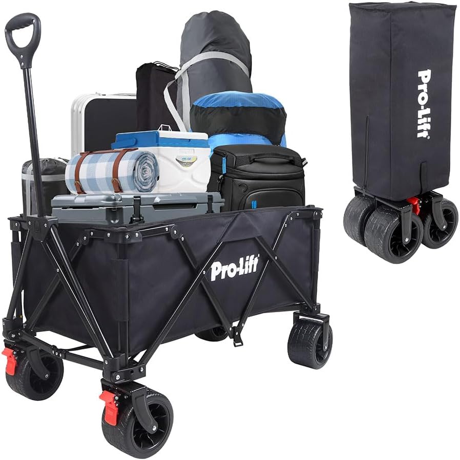 Pro-Lift Heavy Duty Folding Wagon | 330LB Capacity