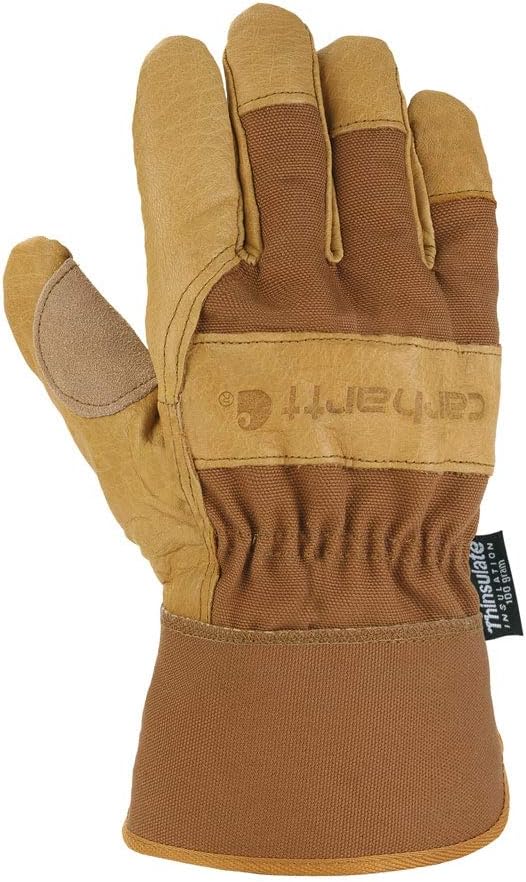 Carhartt Mens Warm Work Glove - Insulated Leather