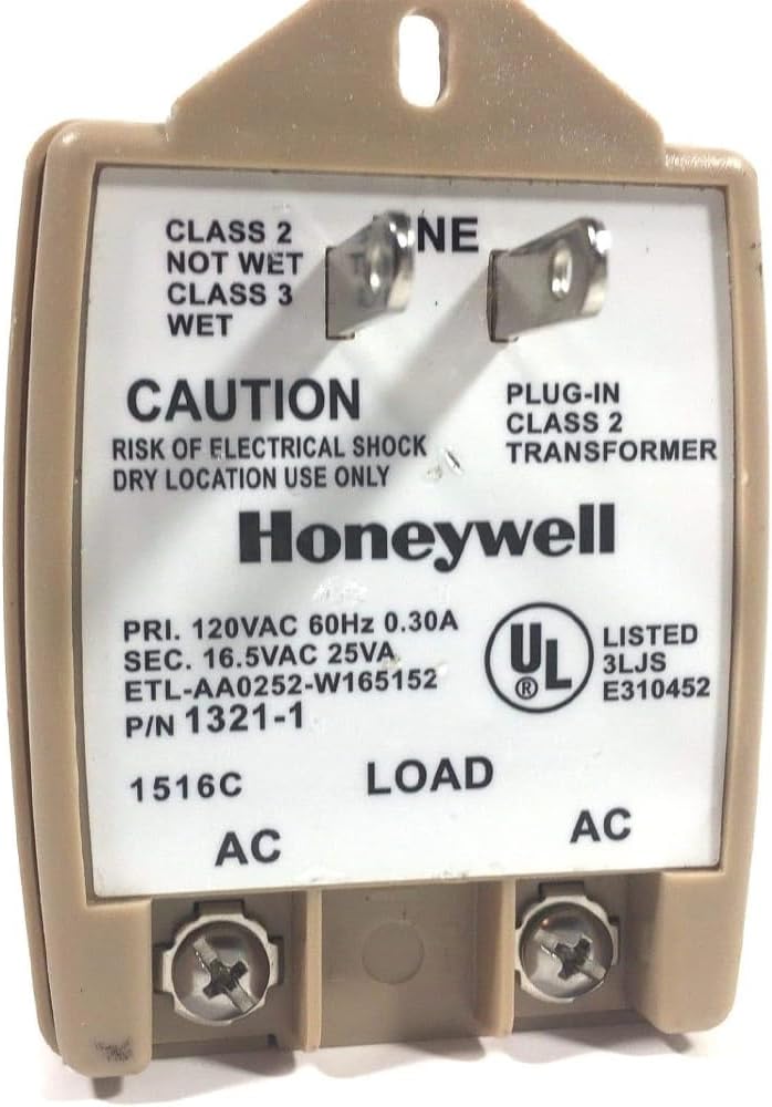 Honeywell Intrusion 1321-1 Transformer 16.5VAC 25VA Review