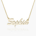 Custom Name Necklace for Women in 14K Gold - Personalized Script