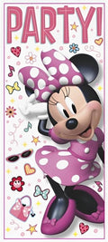 Minnie Mouse Door Party Poster - 27' X 60' - Iconic Design!