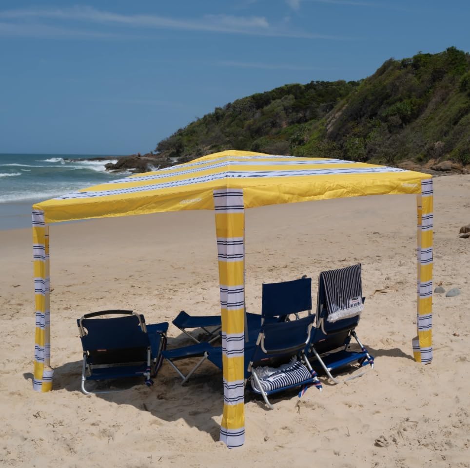 CoolCabana Beach Shade Tent - Easy Setup & UPF 50+ Protection