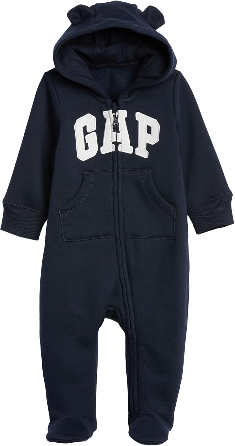 Cozy GAP Logo Fleece Onesie