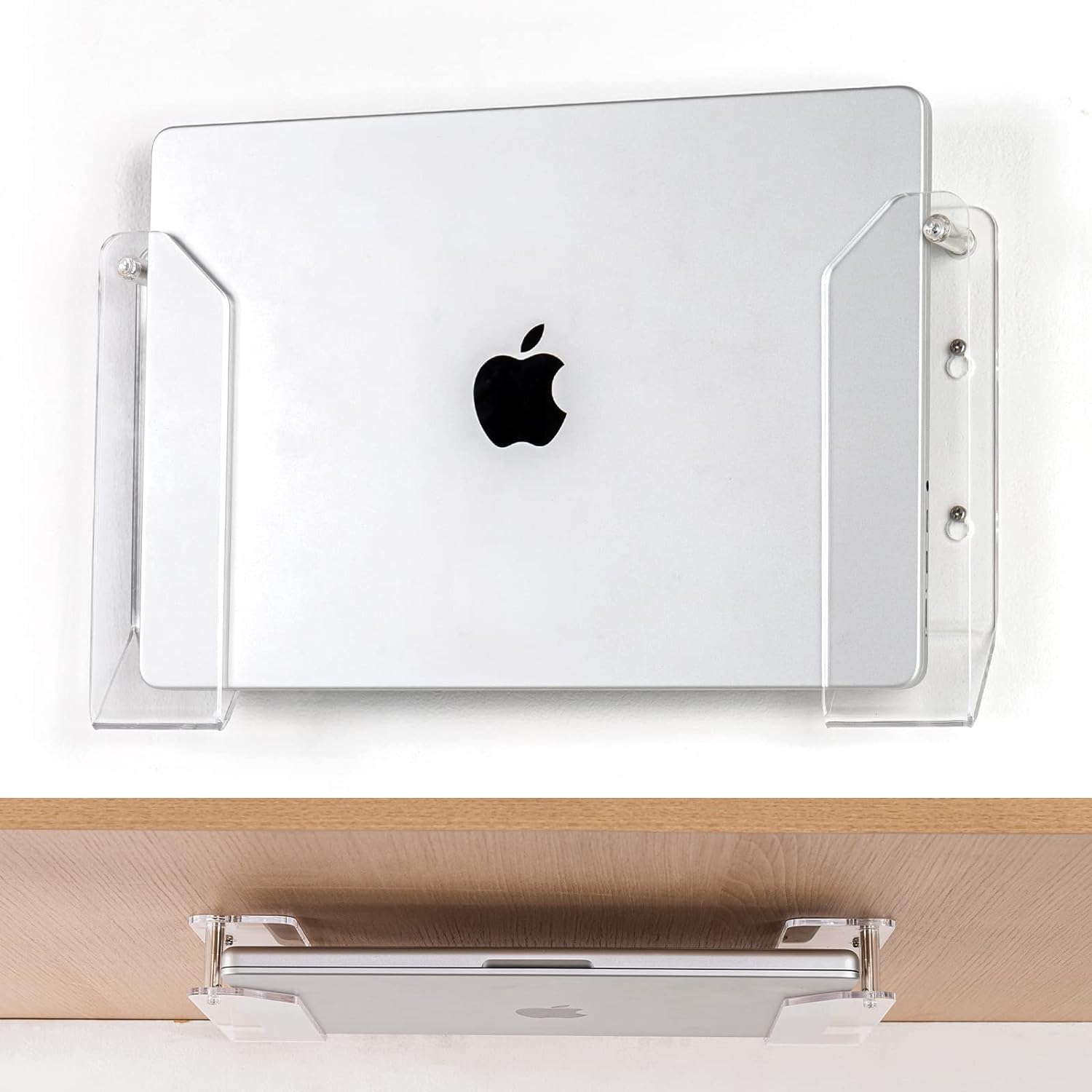 SIPRDE Clear Acrylic Laptop Holder - Dual Mount Options