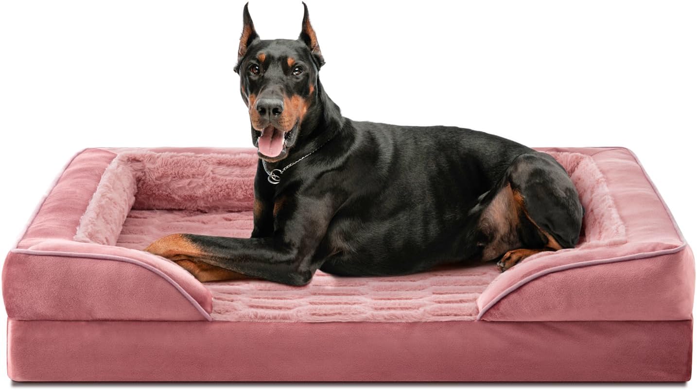 FURTIME Orthopedic Dog Bed for Extra Large Dogs - Waterproof Comfort