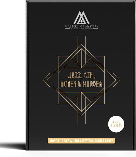 Replay-able 1920s Murder Mystery Dinner Party Game for Adults