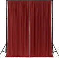 IFR Chiffon Drapes Panels for Wedding Events & Decor - Burgundy