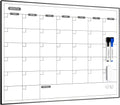 Monthly Calendar Whiteboard 24 x 18 in - Magnetic Dry Erase Planner