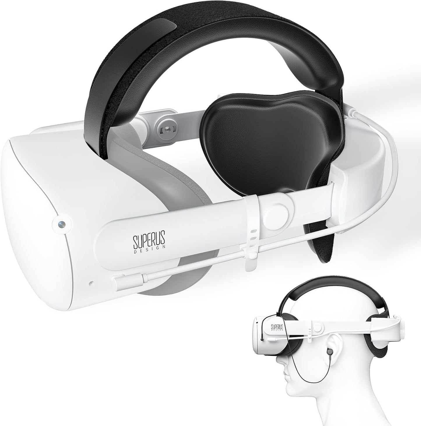 Battery Head Strap for Quest 2 - Enhance Comfort & Playtime