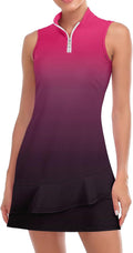 Sleeveless Tennis Dress for Women with Shorts and Pockets - Ruffle be