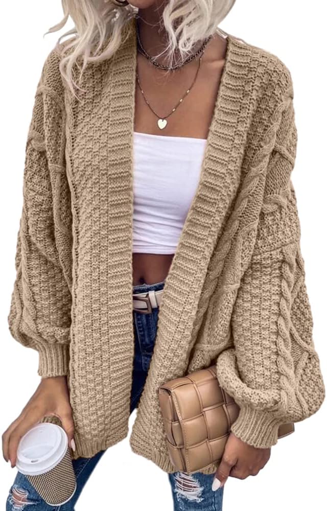 Dyexces Womens Oversized Cardigan Sweaters for Cozy Style