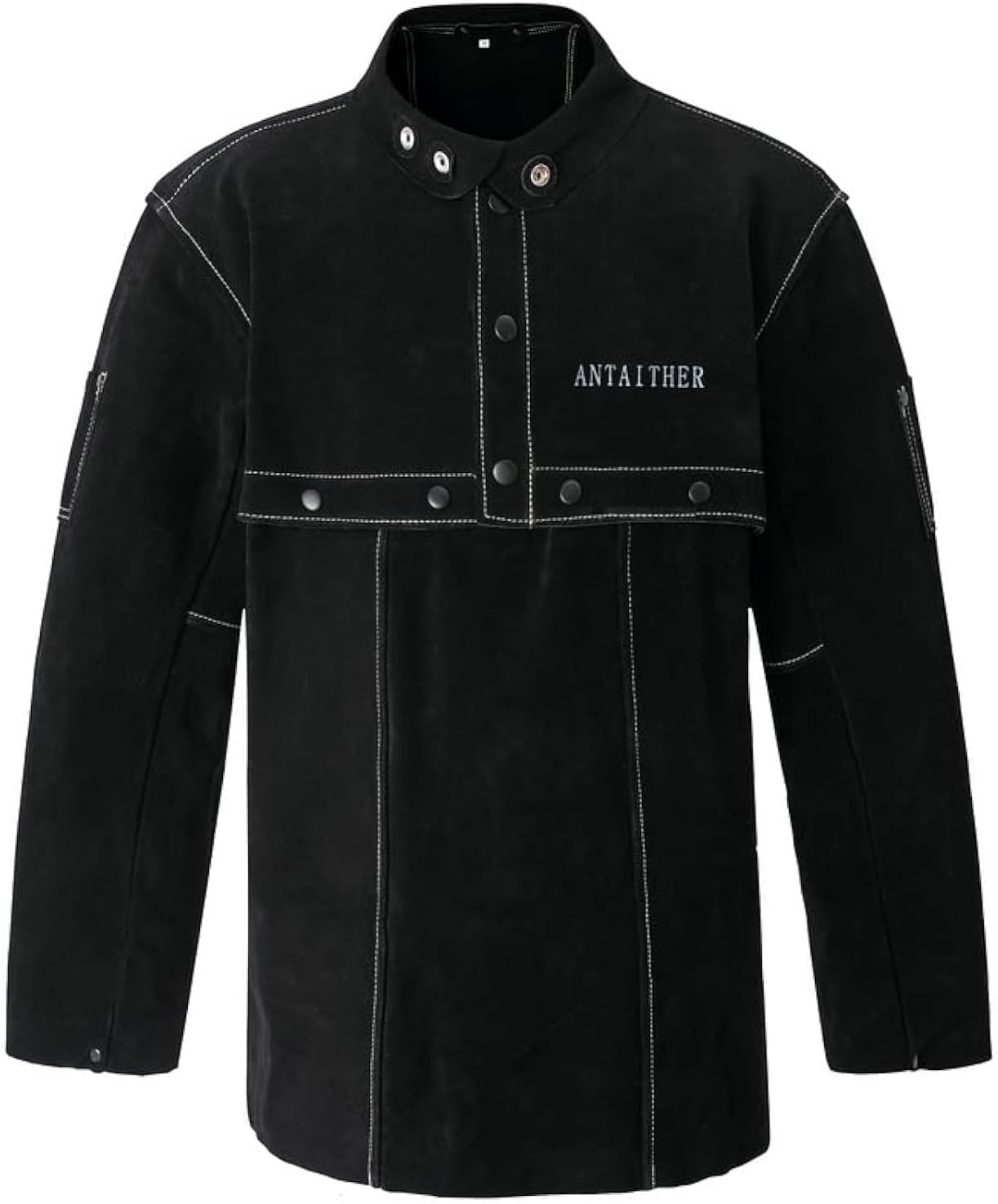ANTAITHER Leather Welding Jacket: Versatile Heat Resistant Gear
