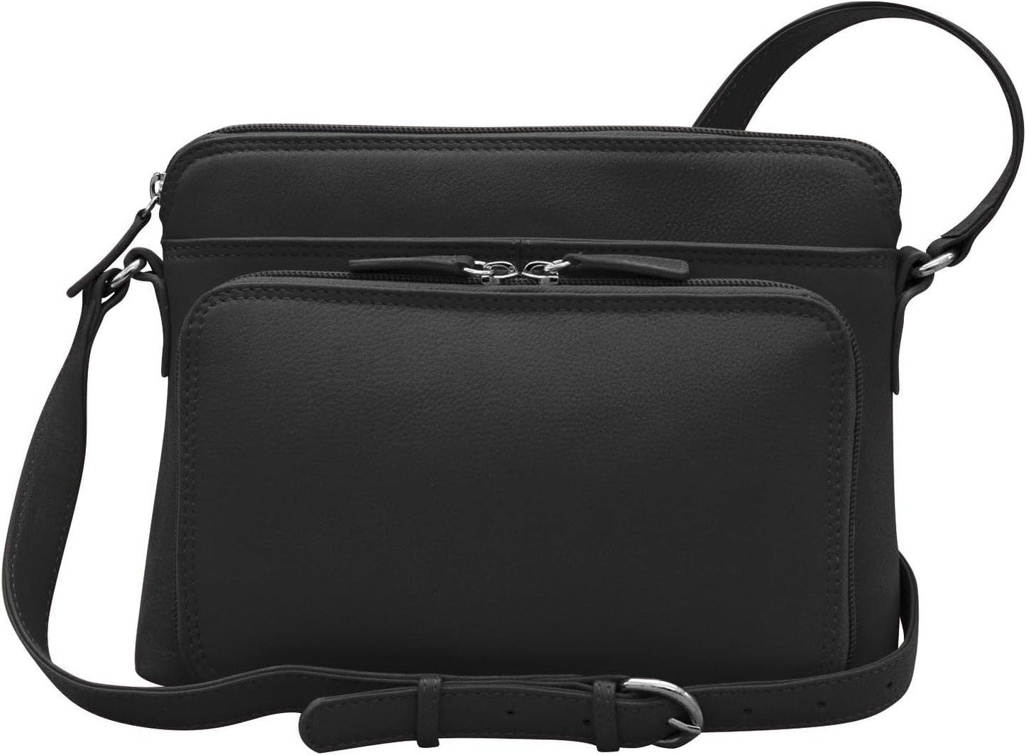 Genuine Leather Crossbody Bags for Women with RFID Blocking