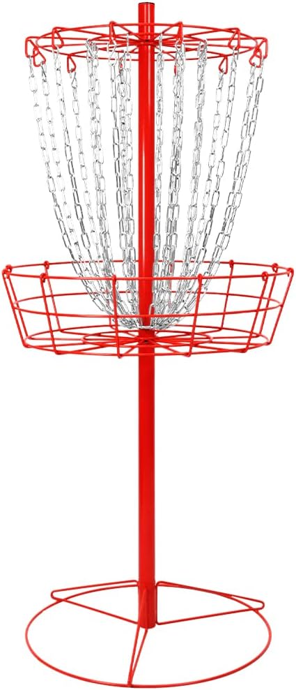Remix Double Chain Disc Golf Practice Basket for All Skill Levels