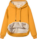 Haellun Womens Casual Winter Fleece Sherpa Pullover Hoodie - Warm