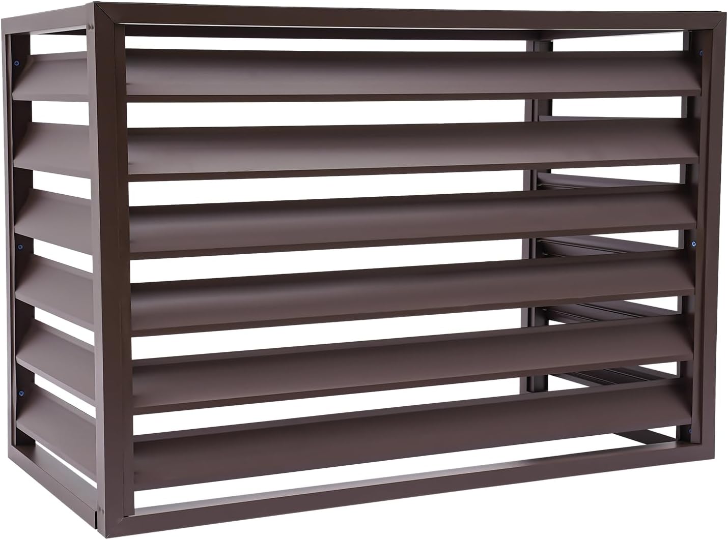 Outdoor Air Conditioner Privacy Cover - Louvered Design