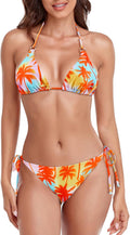 RELLECIGA Women's Triangle Bikini Set - Flattering Cheeky (Style 1CX7)