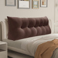 Headboard Pillow Triangular Bed Wedge Pillow - Large Bolster