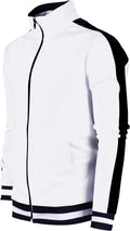 SCREENSHOT-TRACK JACKET Mens Slim Fit Side Taping Track (Style JGPF)