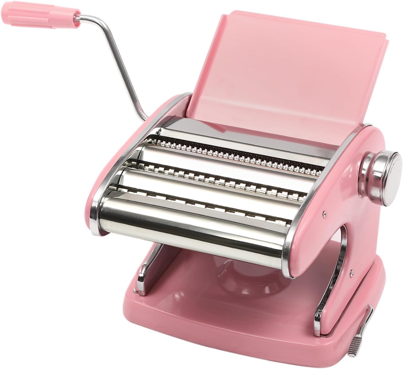 FALUSHAN Suction Cup Pasta Maker: Easy Adjustable Thickness Settings for Versatile Homemade Pasta!