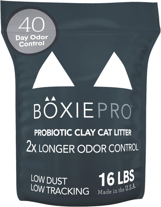 BoxiePro 40-Day Odor Control Cat Litter 16lb