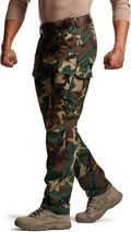 CQR Men's Tactical Pants Water Resistant Ripstop Cargo Pants - Durable
