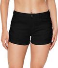 HOCAIES Mid Rise Jean Shorts for Women - Stretchy, Flattering Fit