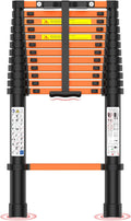 Telescoping Ladder 12.5 ft Extension Ladder - Compact, Heavy Duty