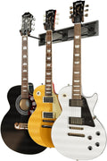 String Swing 3 Guitar Wall Mount Rack - Solid Aluminum 3-Guitar Rail