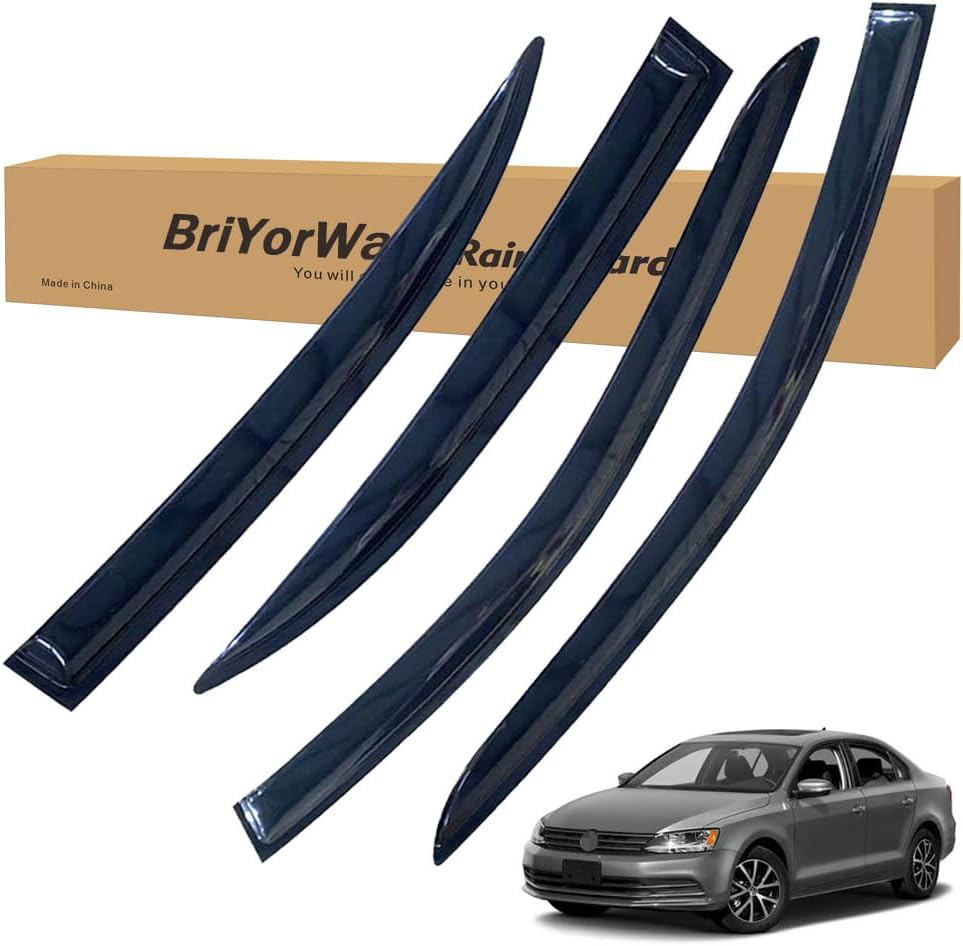 Vent Shades Rain Guards for Volkswagen Jetta 2011-2018 Models