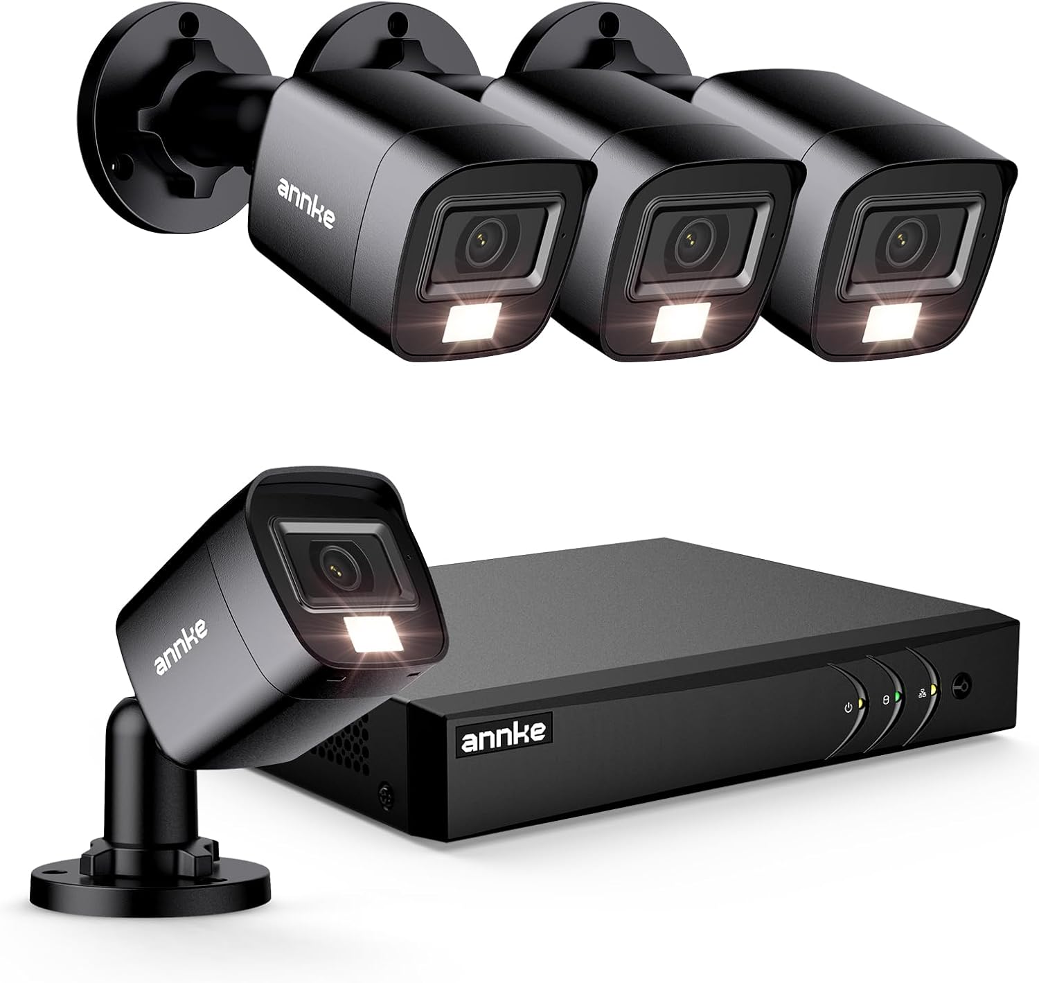ANNKE 8CH Wired Outdoor Security Camera System with AI Detection
