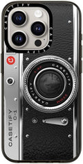 Compact iPhone 15 Pro Case Classic Clear Black - Slim 4 ft Protection