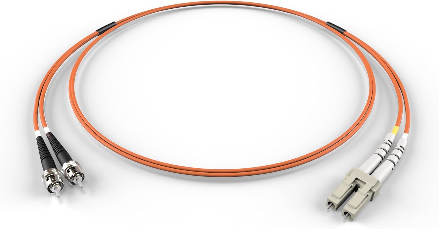 LC-ST OM1 Fiber Patch Cable for 10Gb Networking 60M