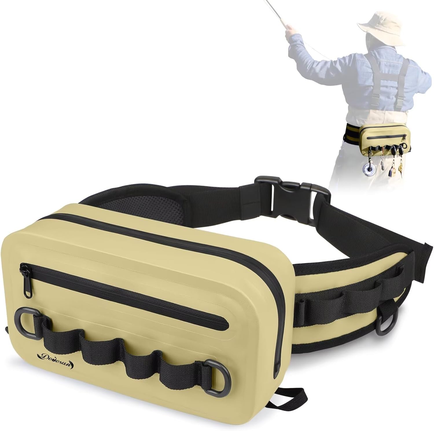 Dovesun 3.3L Waterproof Fishing Fanny Pack - Ultimate Fly Fishing Gear