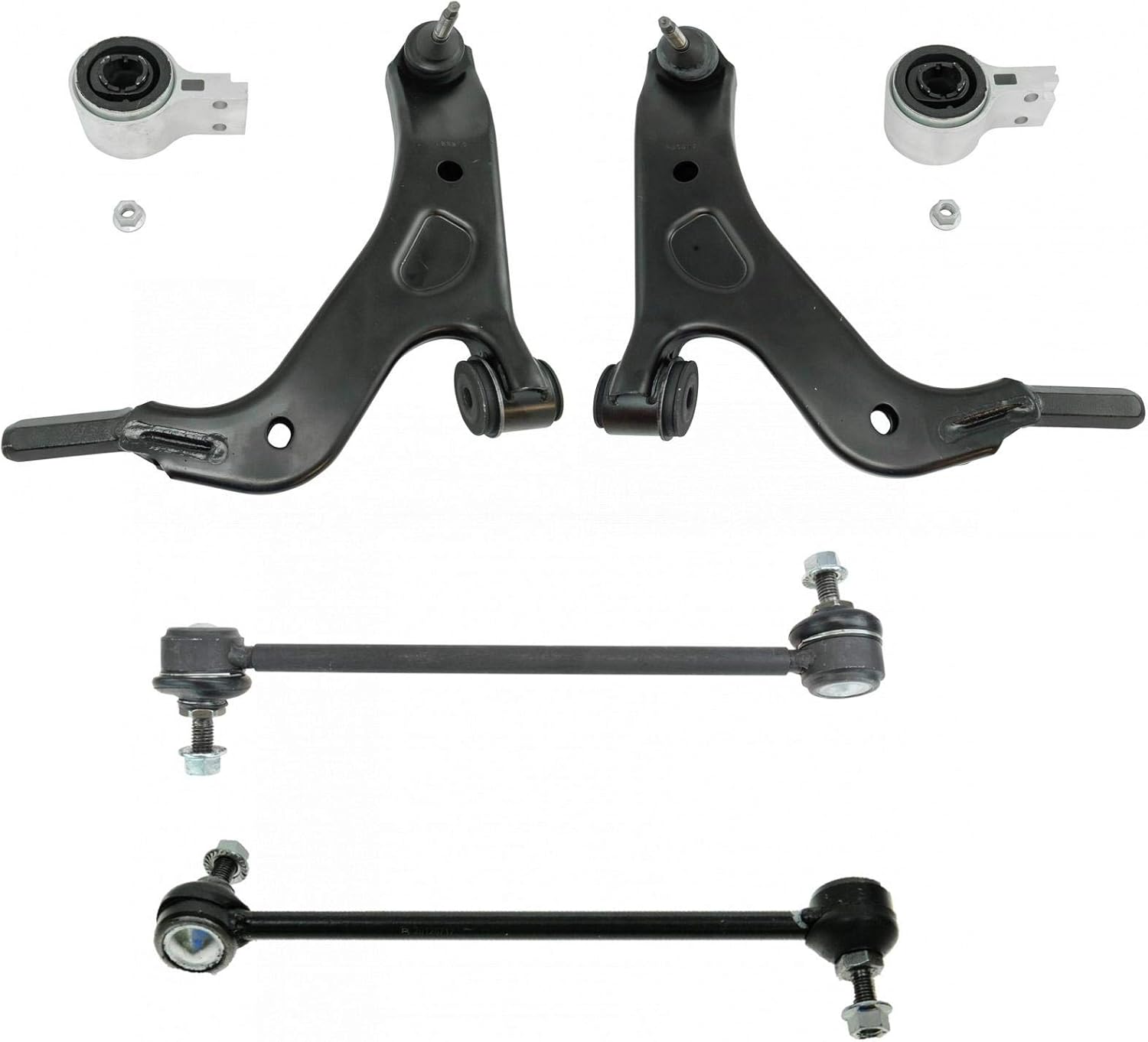 TRQ Front Suspension Kit Control Arm with Ball Joint for Taurus