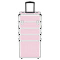 OUDMAY Makeup Case - 4 in 1 Professional Rolling Train Organizer