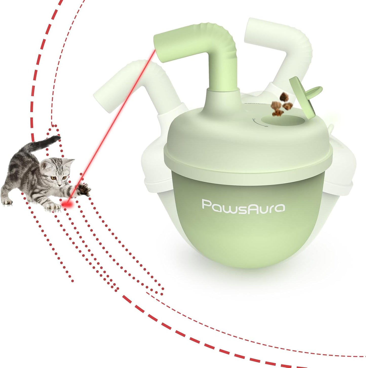 Interactive 360 Laser Toy for Cats - Entertain Your Feline!