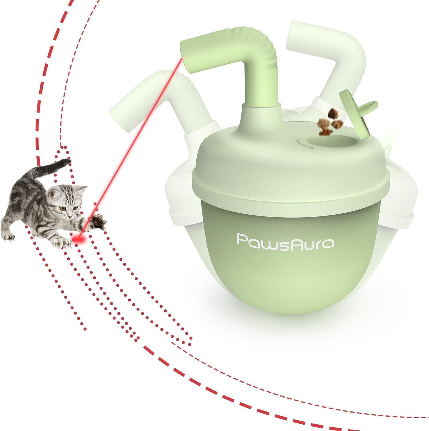 Interactive 360 Laser Toy for Cats - Entertain Your Feline!