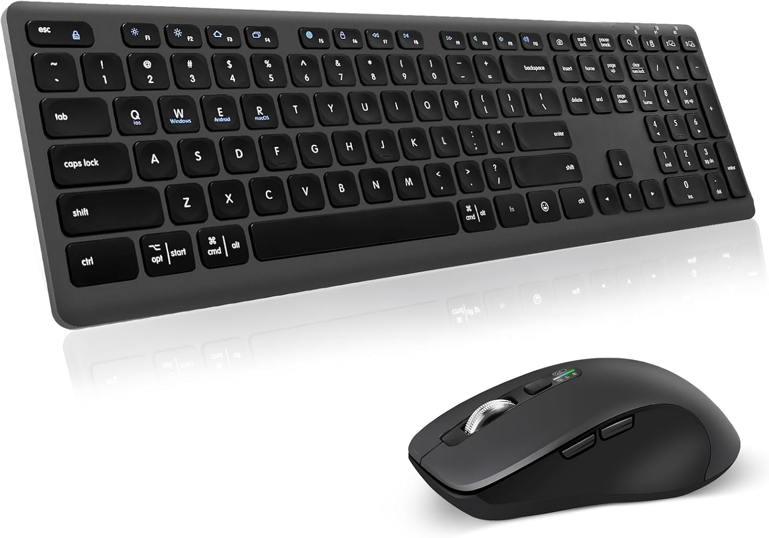 M9300 Wireless Keyboard Mouse Combo with Silent Design