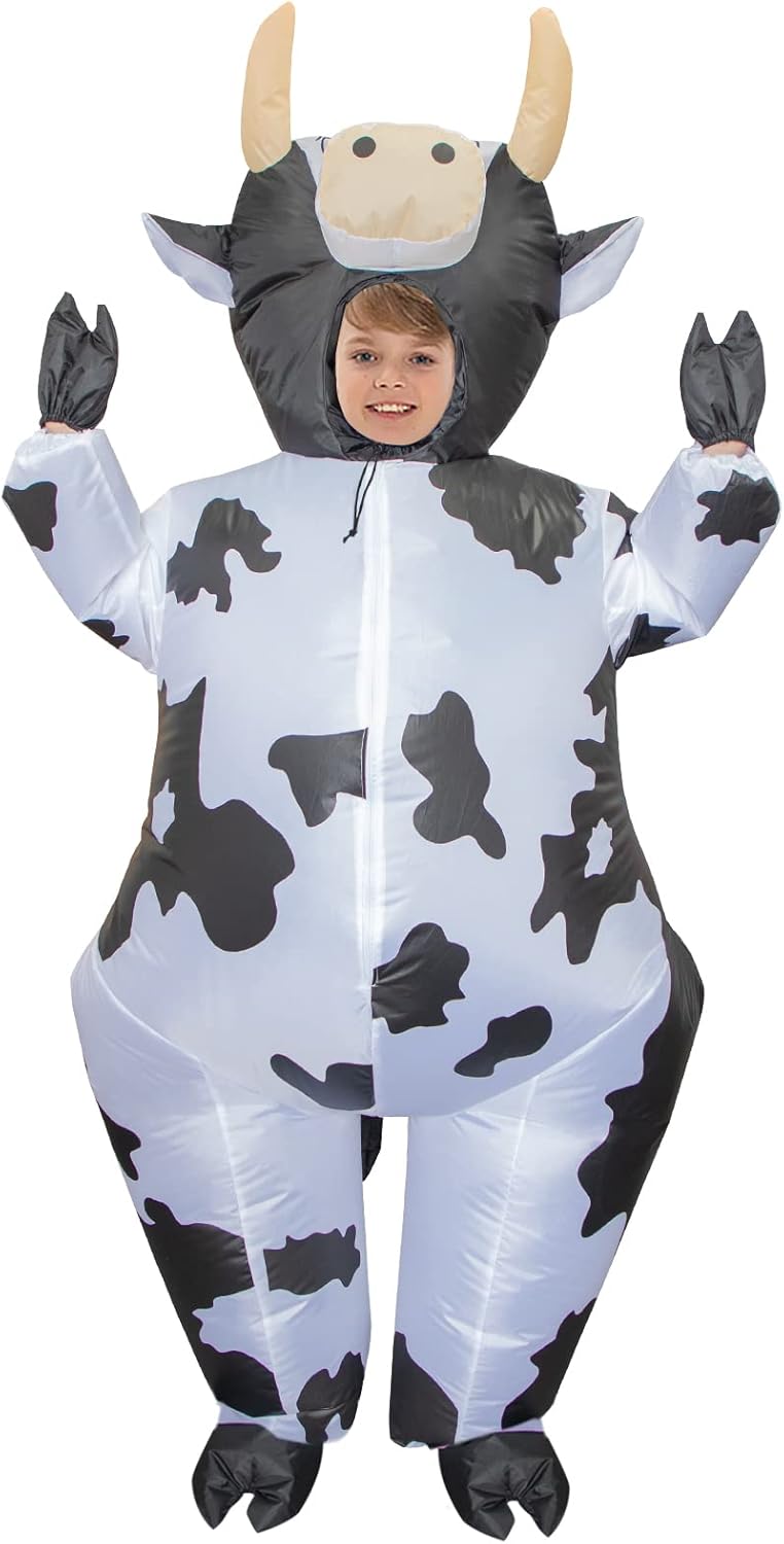 Stegosaurus Inflatable Cow Costume for Kids - Fun Halloween Suit