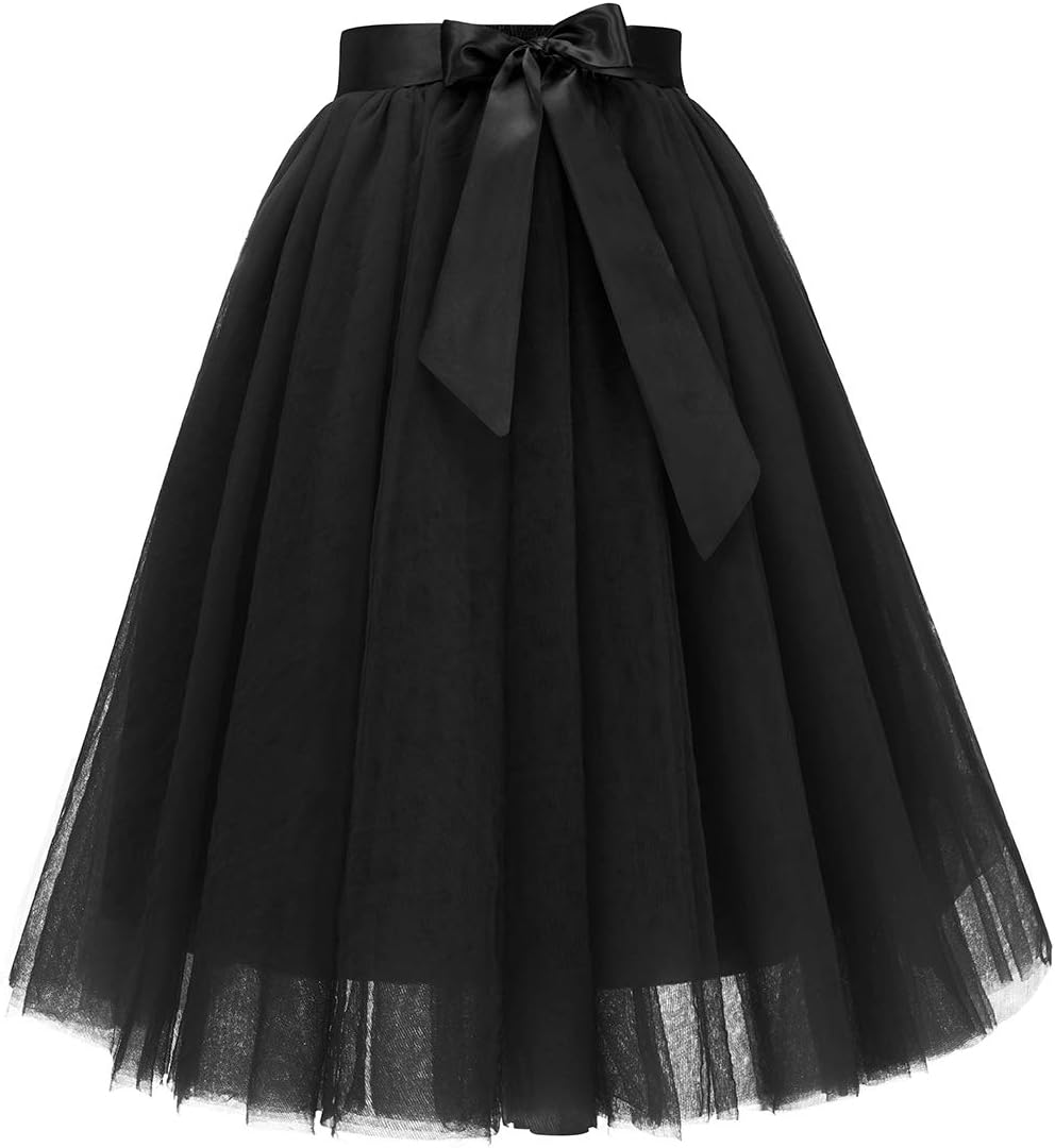 Bridesmay Women's Tulle Skirt for Wedding and Party Events