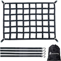 Surmountway Cargo Net for Pickup Truck Bed - Heavy Duty 1100LBS