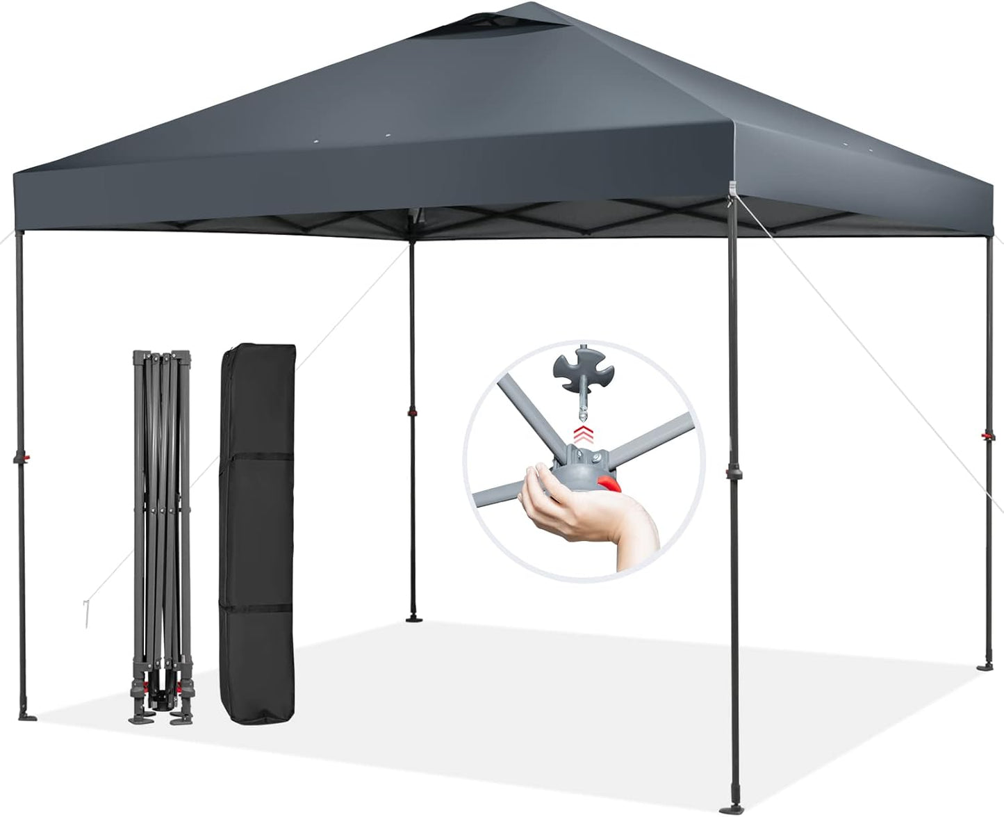 Tangkula 10x10 Ft Pop Up Canopy for Easy Outdoor Setup