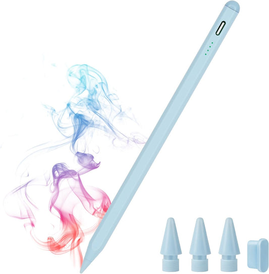 Precision Blue Stylus for iPad, Apple Pencil Compatible