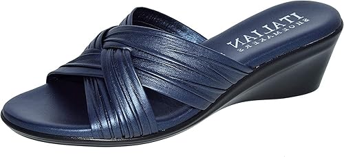 ITALIAN SHOEMAKERS Women's Saylor Wedge Sandal for Comfort